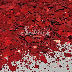 Red Dress Metallic Chunky Glitter - Red Glitter Red Dress Metallic Chunky Glitter - Red Glitter