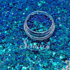 Atlantis Metallic Chunky Glitter - Blue Glitter Atlantis Metallic Chunky Glitter - Blue Glitter