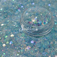 Glacier Iridescent Chunky Glitter - Blue Glitter Glacier Iridescent Chunky Glitter - Blue Glitter