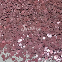 Rose Gold Metallic Chunky Glitter - Pink Glitter Rose Gold Metallic Chunky Glitter - Pink Glitter