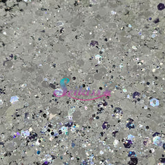 Diamond Metallic Chunky Glitter - White Glitter Diamond Metallic Chunky Glitter - White Glitter