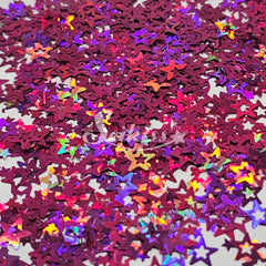 Seikiss Retro Stars Shape Glitter - Pink Glitter Seikiss Retro Stars Shape Glitter - Pink Glitter