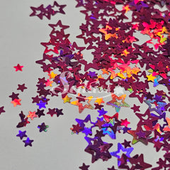 Seikiss Retro Stars Shape Glitter - Pink Glitter Seikiss Retro Stars Shape Glitter - Pink Glitter