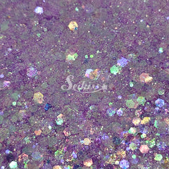 Lilac Iridescent Chunky Glitter - Purple Glitter Lilac Iridescent Chunky Glitter - Purple Glitter