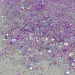Lilac Iridescent Chunky Glitter - Purple Glitter Lilac Iridescent Chunky Glitter - Purple Glitter