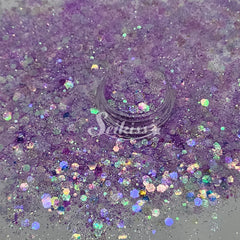 Lilac Iridescent Chunky Glitter - Purple Glitter Lilac Iridescent Chunky Glitter - Purple Glitter