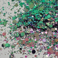 Fairy Chameleon Chunky Glitter - Green Glitter / Purple Glitter Fairy Chameleon Chunky Glitter - Green Glitter / Purple Glitter