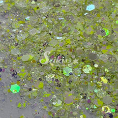 Soft Wasabi Iridescent Chunky Glitter - Green Glitter Soft Wasabi Iridescent Chunky Glitter - Green Glitter