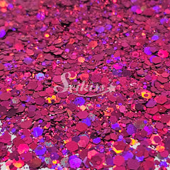 Seikiss™ Galaxy Holographic Chunky Glitter - Pink Glitter Seikiss™ Galaxy Holographic Chunky Glitter - Pink Glitter