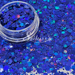 Kingdom Galaxy™ Holographic Chunky Glitter - Blue Glitter Kingdom Galaxy™ Holographic Chunky Glitter - Blue Glitter