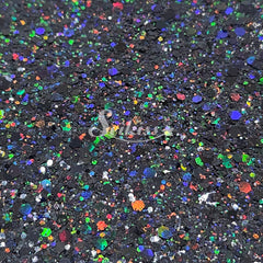 Midnight Galaxy™ Holographic Chunky Glitter - Black Glitter Midnight Galaxy™ Holographic Chunky Glitter - Black Glitter