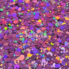 Nova Galaxy Holographic Chunky Glitter - Purple Glitter Nova Galaxy Holographic Chunky Glitter - Purple Glitter