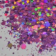 Nova Galaxy Holographic Chunky Glitter - Purple Glitter Nova Galaxy Holographic Chunky Glitter - Purple Glitter