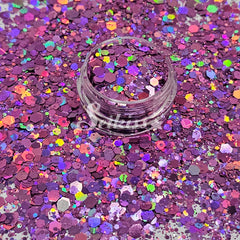 Nova Galaxy Holographic Chunky Glitter - Purple Glitter Nova Galaxy Holographic Chunky Glitter - Purple Glitter