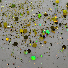 Starlight Galaxy Holographic Chunky Glitter - Gold Glitter Starlight Galaxy Holographic Chunky Glitter - Gold Glitter