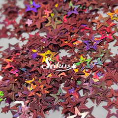 Rose Gold Retro Stars Shape Glitter - Pink Glitter Rose Gold Retro Stars Shape Glitter - Pink Glitter