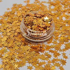 Gold Stars Metallic Shape Glitter - Gold Glitter Gold Stars Metallic Shape Glitter - Gold Glitter