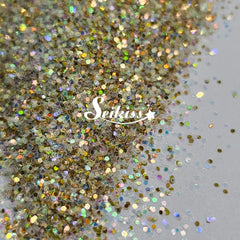 Gold Sand Holographic Fine Glitter - Gold Glitter Gold Sand Holographic Fine Glitter - Gold Glitter