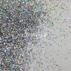 Stars Crossed Galaxy Holographic Fine Glitter - Silver Glitter Stars Crossed Galaxy Holographic Fine Glitter - Silver Glitter