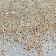 Destin Beach Holographic Fine Glitter - White Glitter / Gold Glitter Destin Beach Holographic Fine Glitter - White Glitter / Gold Glitter