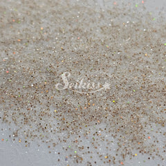 Destin Beach Holographic Fine Glitter - White Glitter / Gold Glitter Destin Beach Holographic Fine Glitter - White Glitter / Gold Glitter