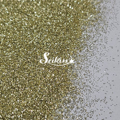 Pale Gold Metallic Fine Glitter - Gold Glitter Pale Gold Metallic Fine Glitter - Gold Glitter
