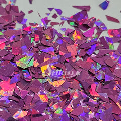 Mulberry Laser Holographic Flakes Glitter - Purple Glitter Mulberry Laser Holographic Flakes Glitter - Purple Glitter