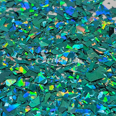 Teal Laser Holographic Flakes Glitter - Teal Glitter Teal Laser Holographic Flakes Glitter - Teal Glitter