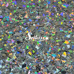 Silver Laser Holographic Flakes Glitter - Silver Glitter Silver Laser Holographic Flakes Glitter - Silver Glitter