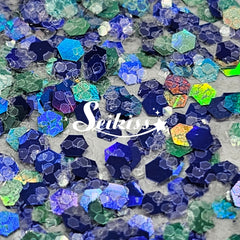 Blue December Holographic Chunky Glitter - Multicolor Glitter Blue December Holographic Chunky Glitter - Multicolor Glitter