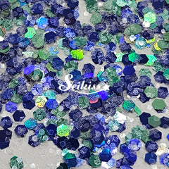 Blue December Holographic Chunky Glitter - Multicolor Glitter Blue December Holographic Chunky Glitter - Multicolor Glitter