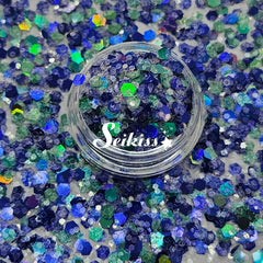 Blue December Holographic Chunky Glitter - Multicolor Glitter Blue December Holographic Chunky Glitter - Multicolor Glitter