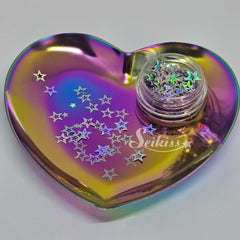 Heart Tray and Spoon Set for Craft - Multicolor Heart Tray and Spoon Set for Craft - Multicolor
