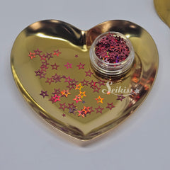 Heart Tray and Spoon Set for Craft - GOLD or SILVER Heart Tray and Spoon Set for Craft - GOLD or SILVER
