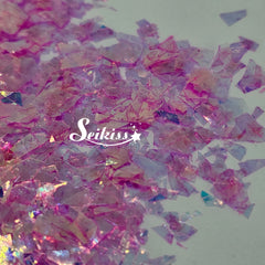 Hot Pink Flakes Glitter - Pink Glitter Hot Pink Flakes Glitter - Pink Glitter