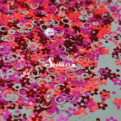 Groovy Flowers Shape Glitter - Multicolor Glitter Groovy Flowers Shape Glitter - Multicolor Glitter