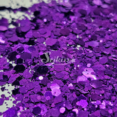 Purple Grape Metallic Chunky Glitter - Purple Glitter Purple Grape Metallic Chunky Glitter - Purple Glitter