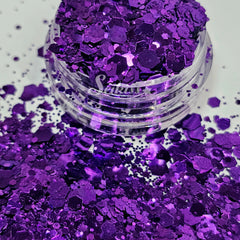 Purple Grape Metallic Chunky Glitter - Purple Glitter Purple Grape Metallic Chunky Glitter - Purple Glitter