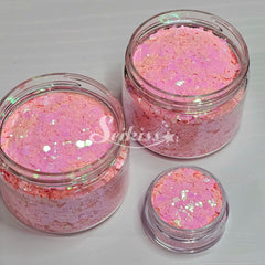Strawberry Shake Metallic Chunky Glitter - Pink Glitter Strawberry Shake Metallic Chunky Glitter - Pink Glitter