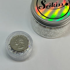 Clear Jars for Glitter, Nails, Rhinestones - Storage Jars Clear Jars for Glitter, Nails, Rhinestones - Storage Jars