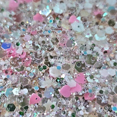 Princess Glow Chunky Glitter - White Glitter Princess Glow Chunky Glitter - White Glitter