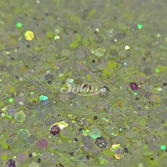 Soft Wasabi Iridescent Chunky Glitter - Green Glitter Soft Wasabi Iridescent Chunky Glitter - Green Glitter