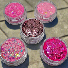 Pink Glitter Bundle (Set of 5) - Pink Glitter Pink Glitter Bundle (Set of 5) - Pink Glitter