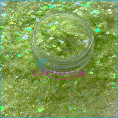 Pistachios Iridescent Chunky Glitter - Green Glitter Pistachios Iridescent Chunky Glitter - Green Glitter