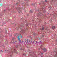 Bubble Gum Iridescent Chunky Glitter - Pink Glitter Bubble Gum Iridescent Chunky Glitter - Pink Glitter
