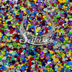 Caribbean Dot Shape Glitter - Multicolor Glitter Caribbean Dot Shape Glitter - Multicolor Glitter