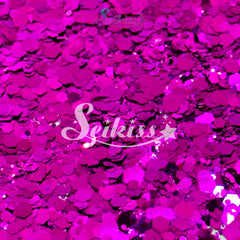 Berry Magenta Metallic Chunky Glitter - Purple Glitter Berry Magenta Metallic Chunky Glitter - Purple Glitter
