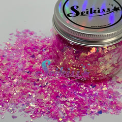 Hot Pink Flakes Glitter - Pink Glitter Hot Pink Flakes Glitter - Pink Glitter