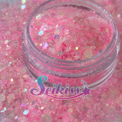 Bubble Gum Iridescent Chunky Glitter - Pink Glitter Bubble Gum Iridescent Chunky Glitter - Pink Glitter