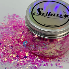 Hot Pink Flakes Glitter - Pink Glitter Hot Pink Flakes Glitter - Pink Glitter